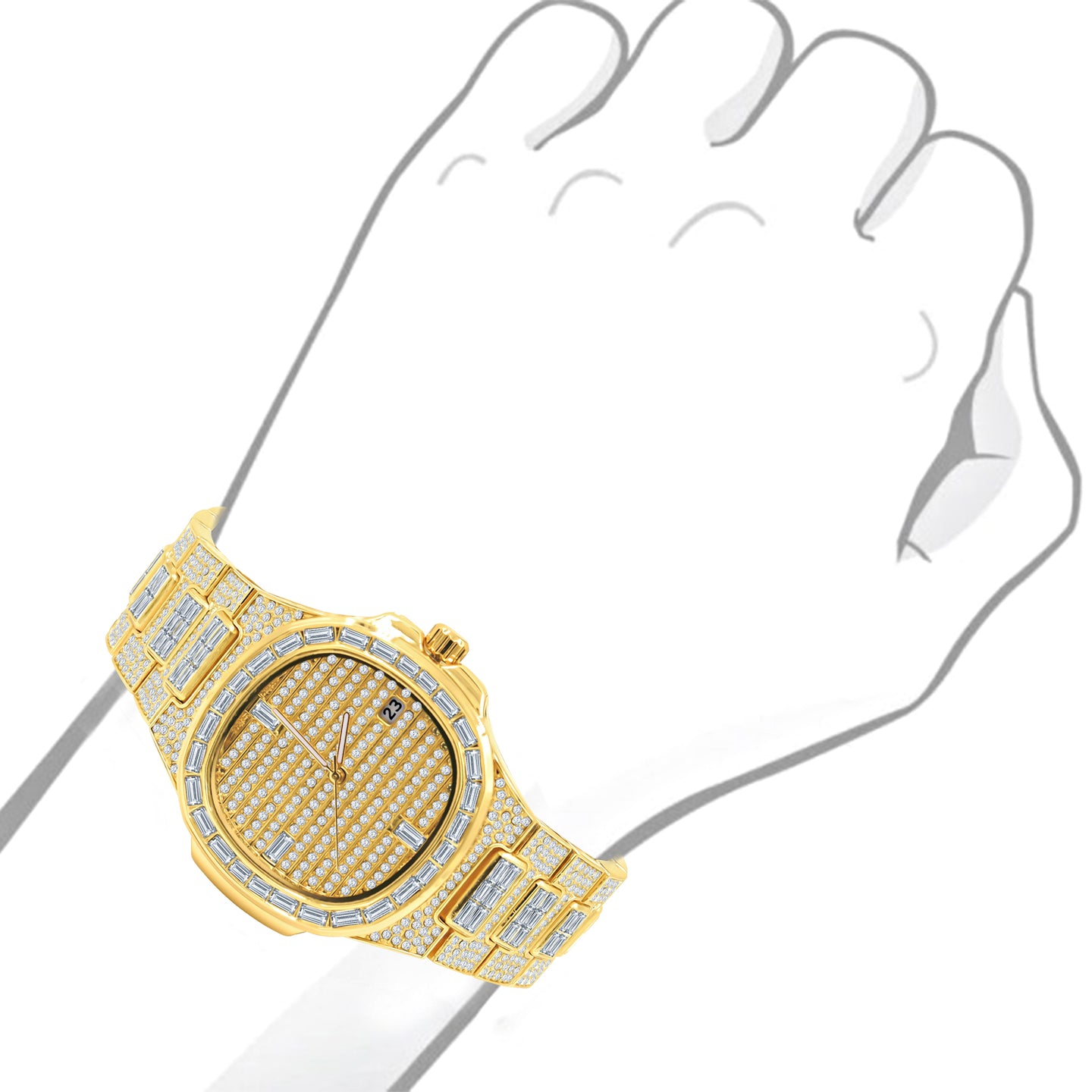 ATTITUDE HIP HOP METAL WATCH I 563122