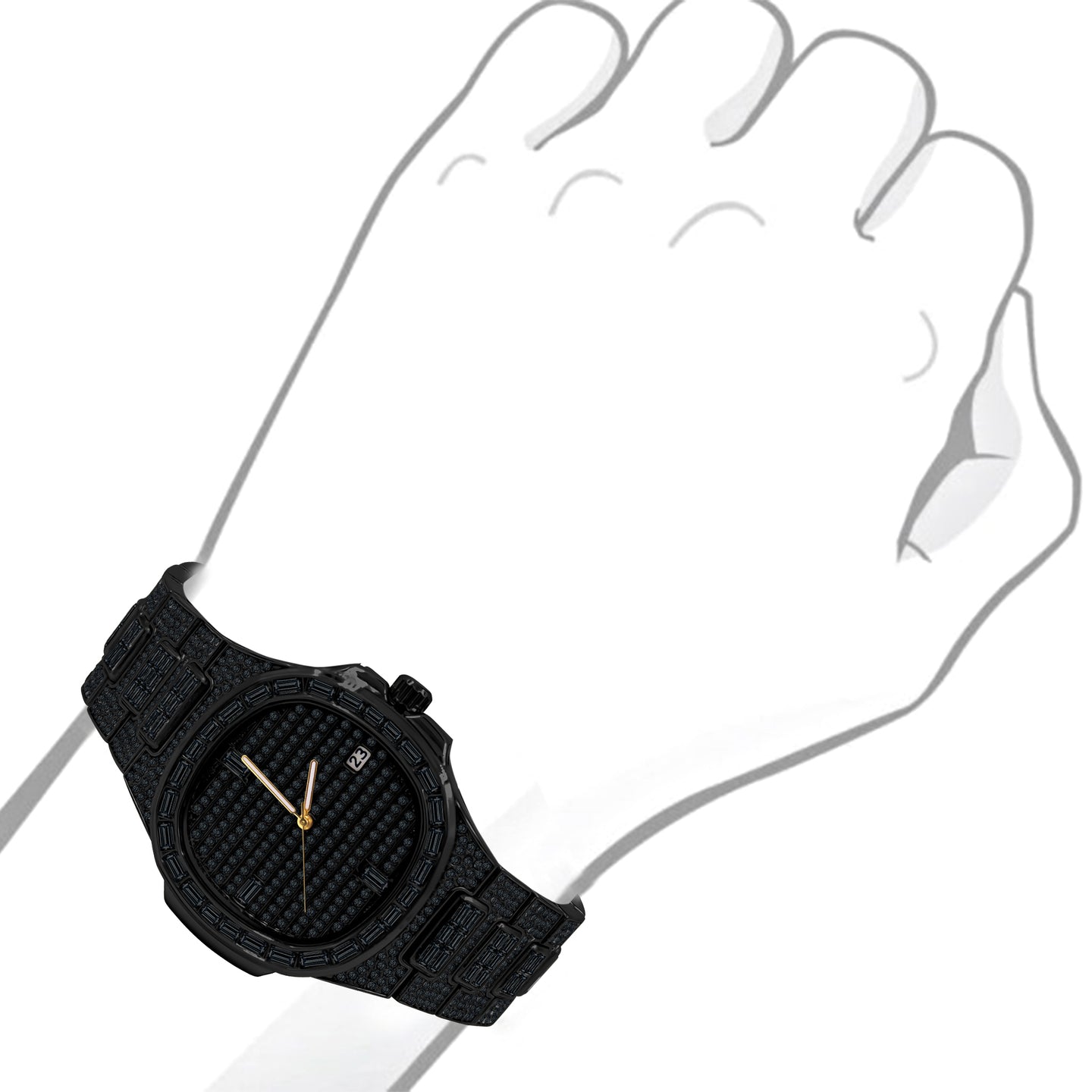 ATTITUDE HIP HOP METAL WATCH I 563123