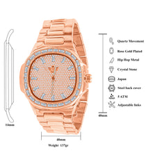 MIRABILIS HIP HOP METAL WATCH CRYSTAL I 563145