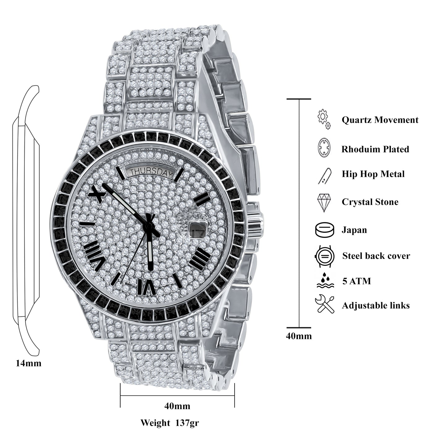 CRANT BLING WATCH CRYSTAL I 563137