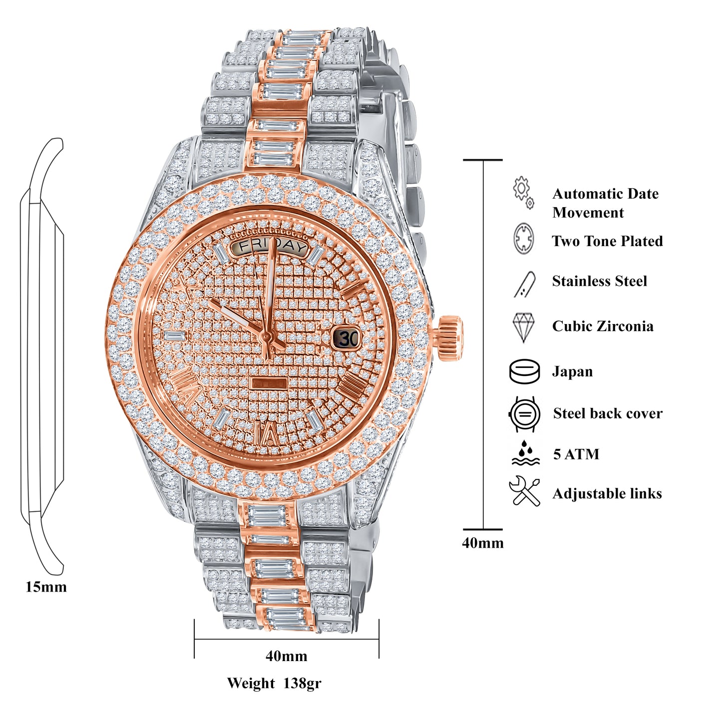 FANCIFUL STEEL WATCH  | 5307618