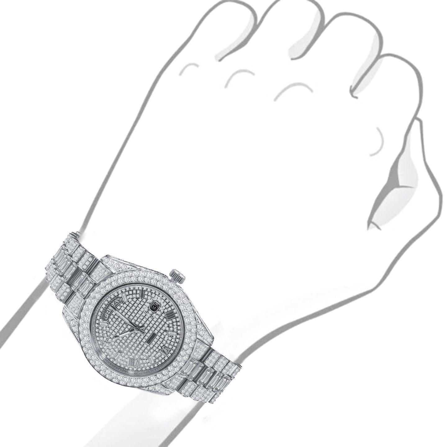 FANCIFUL STEEL WATCH  | 530761