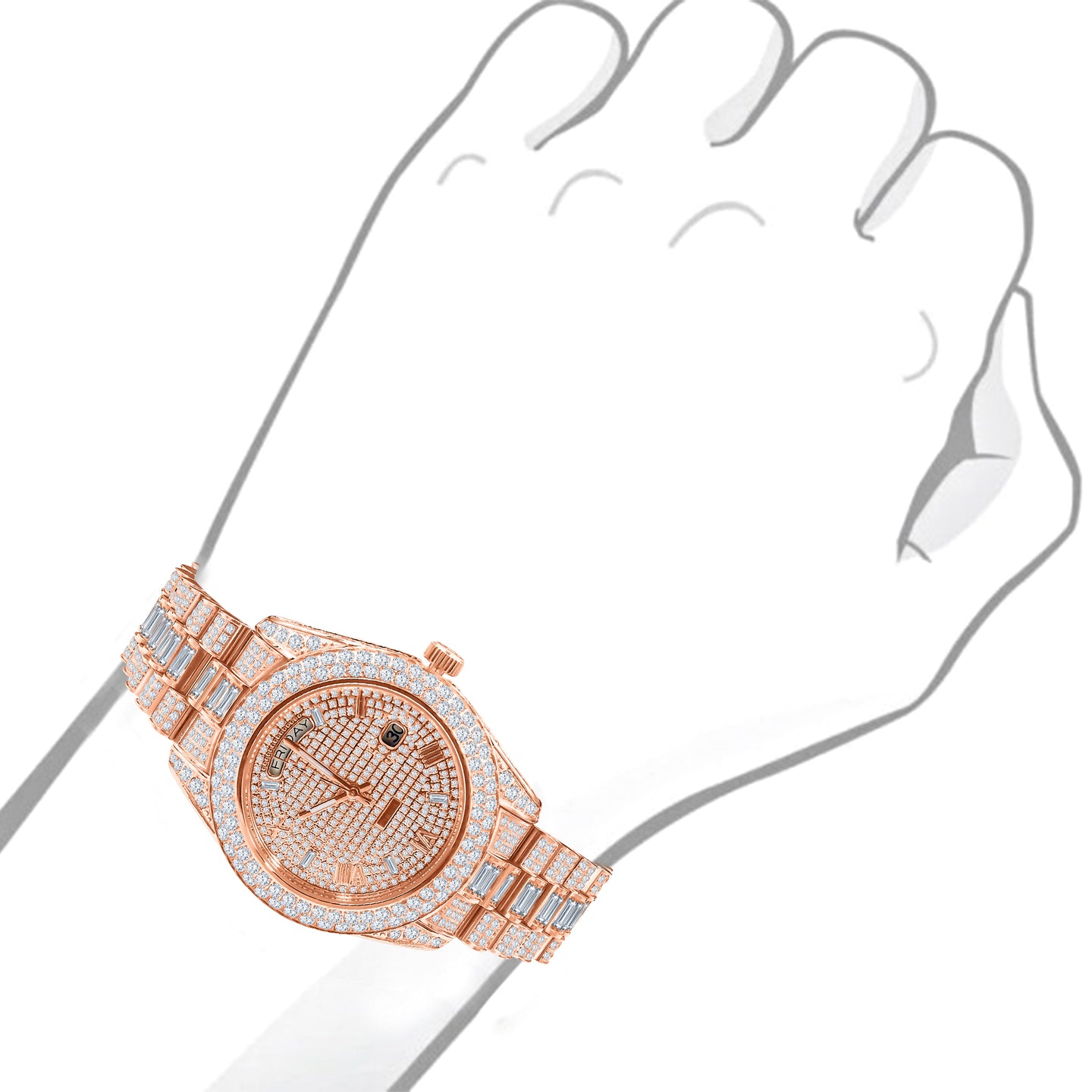 FANCIFUL STEEL WATCH  | 530765