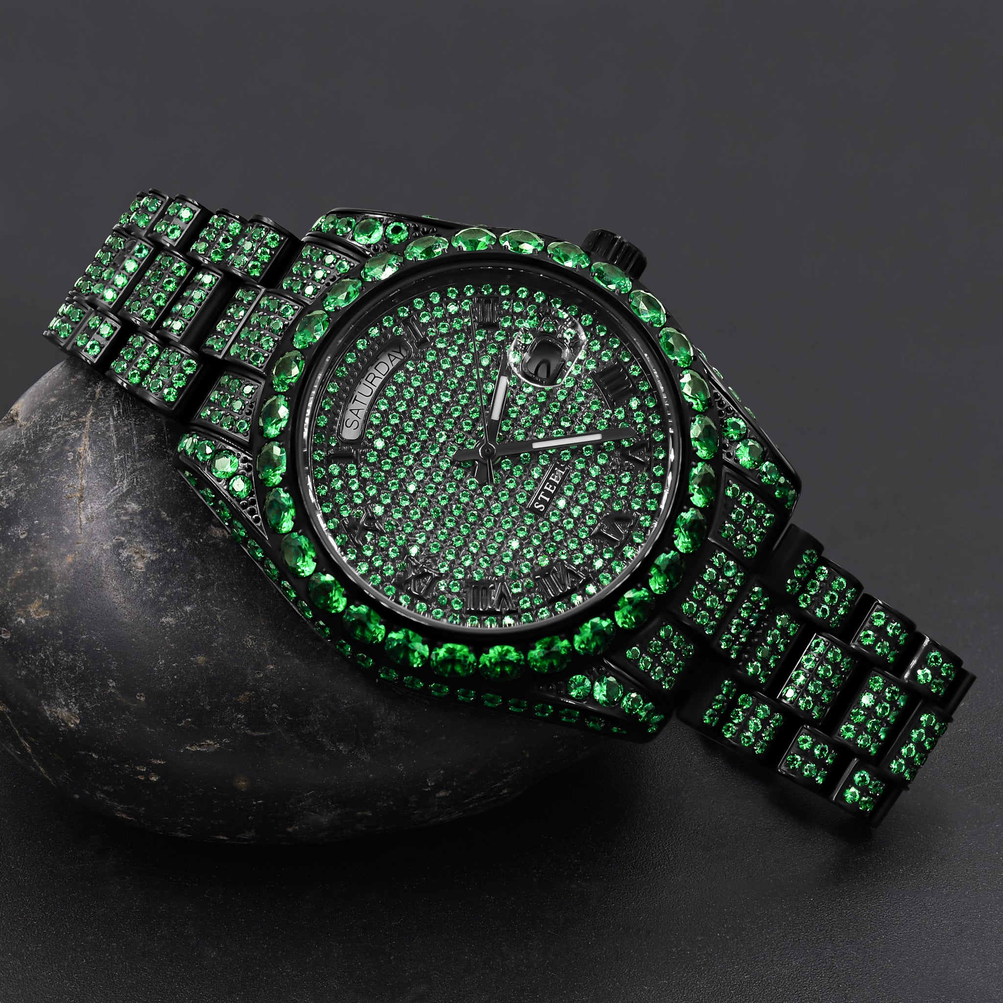 INJURIOSUS STEEL WATCH CZ  I 5308422