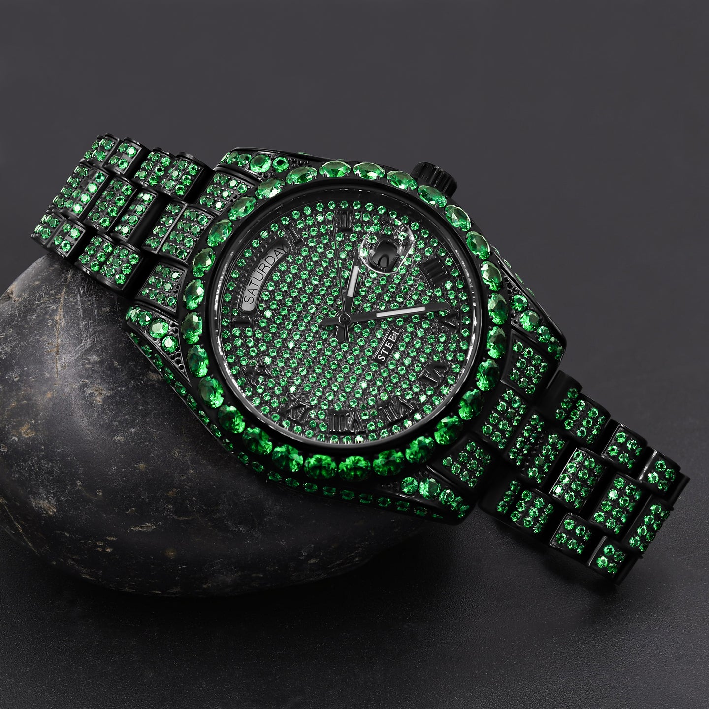 INJURIOSUS STEEL WATCH CZ  I 5308422