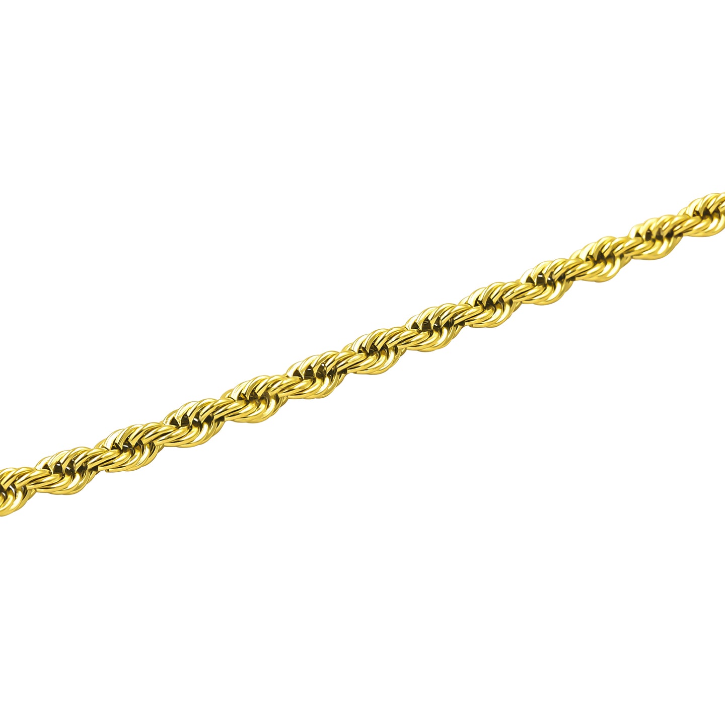 LANYARD 5MM GOLD ROPE ICED OUT BRACELET I 950852