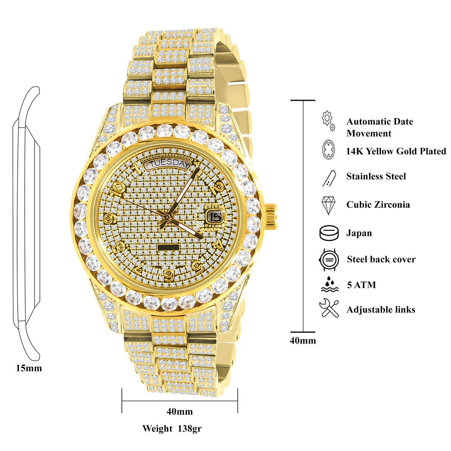 LICENTIOSUS STEEL WATCH |  530772