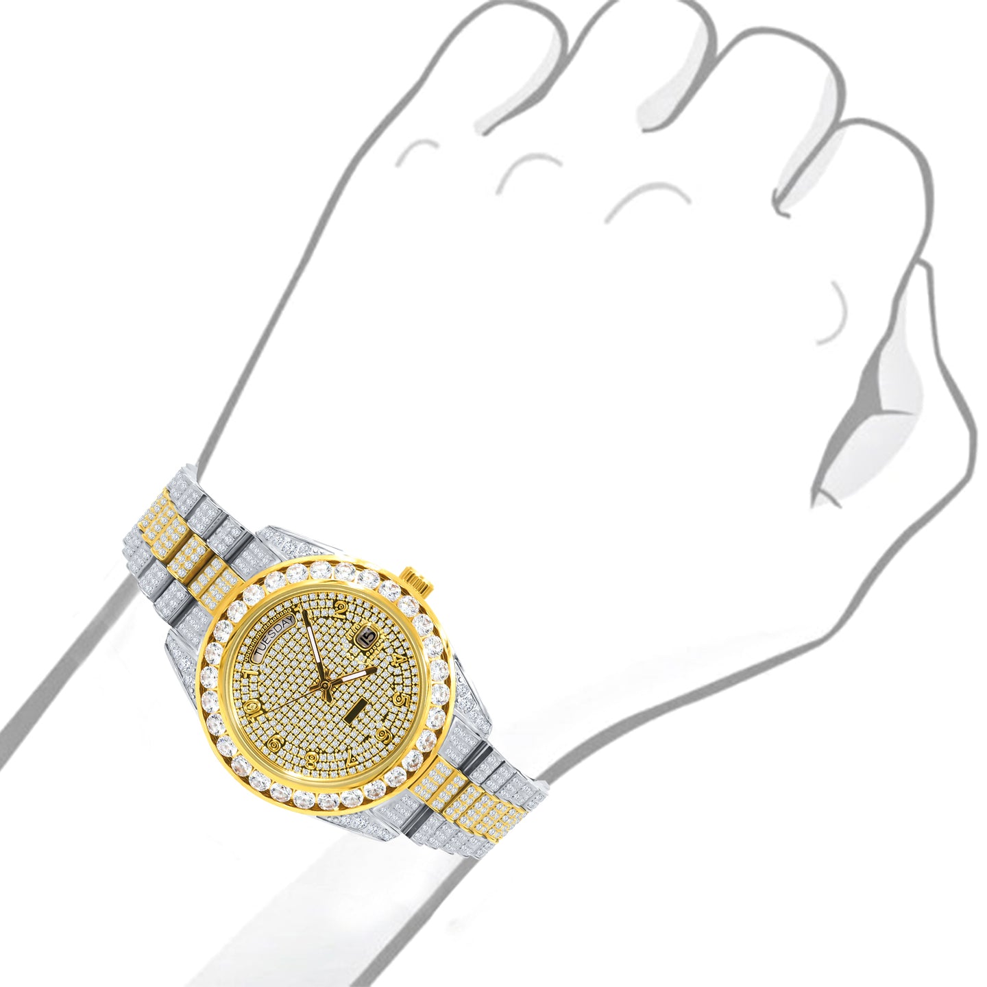 LICENTIOSUS CRYSTAL WATCH |  5307742