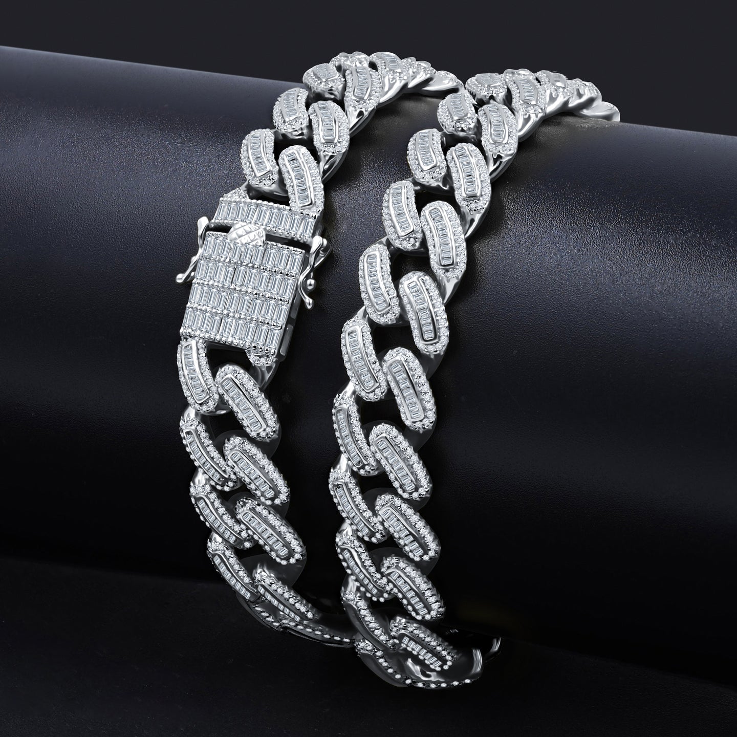 CLARA 14MM 925 SILVER CUBAN CHAIN I 9211731