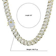 CLARA 14MM 925 SILVER CUBAN CHAIN I 9211731