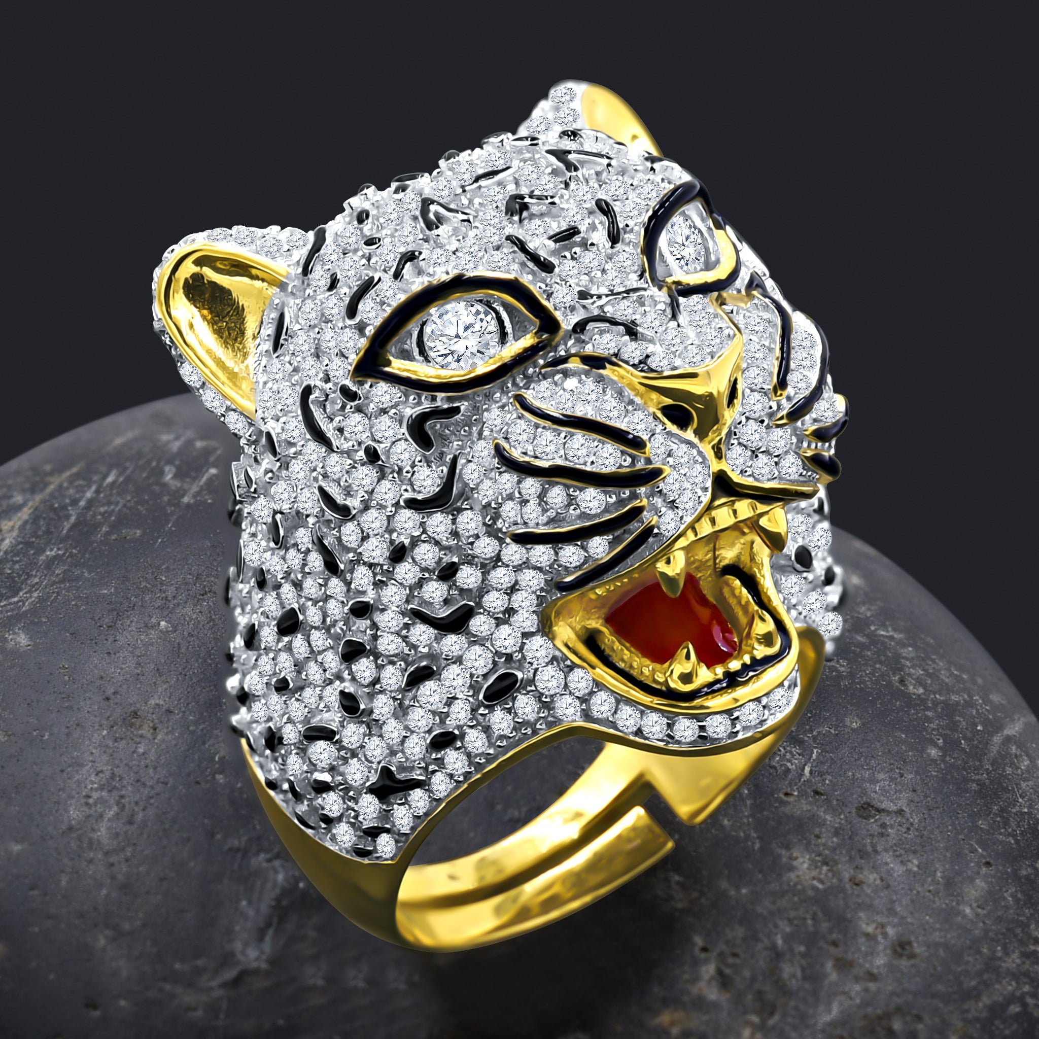 TIGRIS 925 SILVER RING CZ  | 9213141