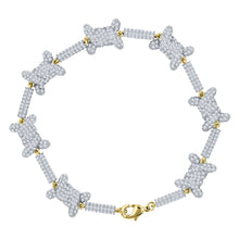 ANGELICAL BRASS 4MM CZ BRACELET | 963121