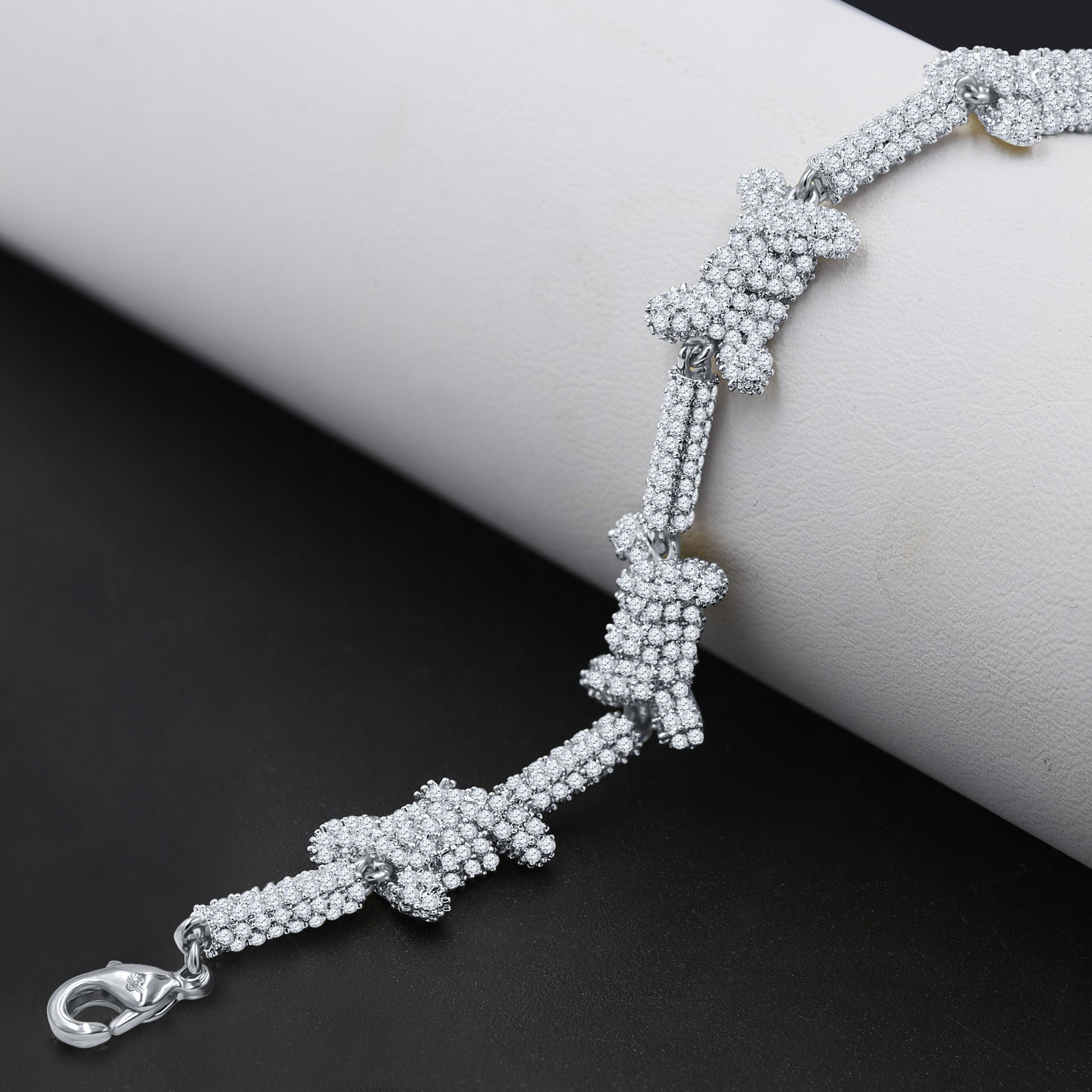 ANGELICAL BRASS 4MM CZ BRACELET | 963121