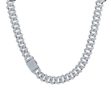 GUMMEUS 12MM  STERLING SILVER CHAIN CZ I 9220881
