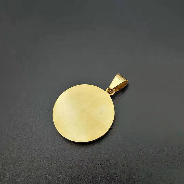 ELLIPTIC STEEL PENDANT | 939742