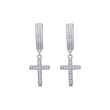 ANGELIC SILVER MOISSANITE EARRINGS I 991771