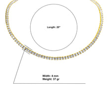 ICICLE BRASS CHAIN CZ I 962961