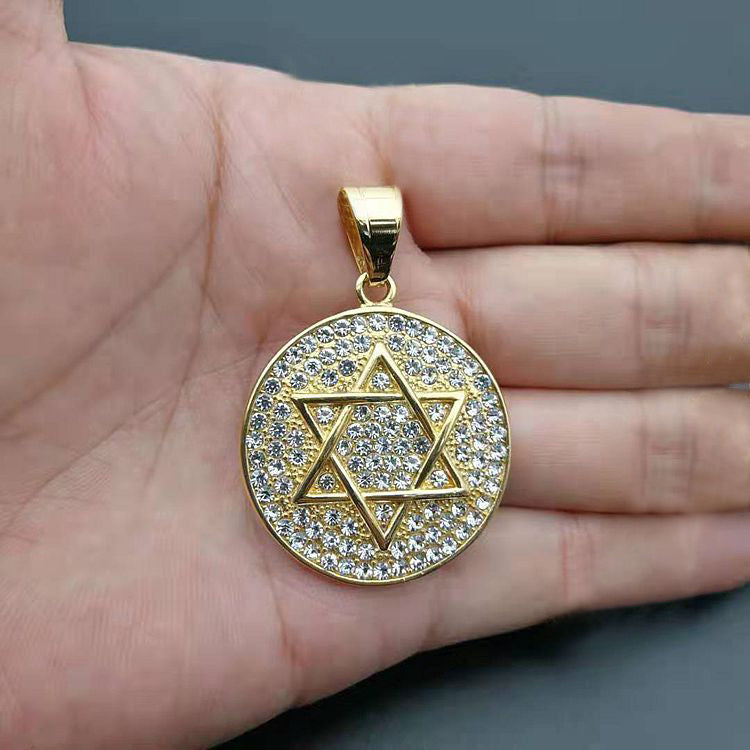 ELLIPTIC STEEL PENDANT | 939742