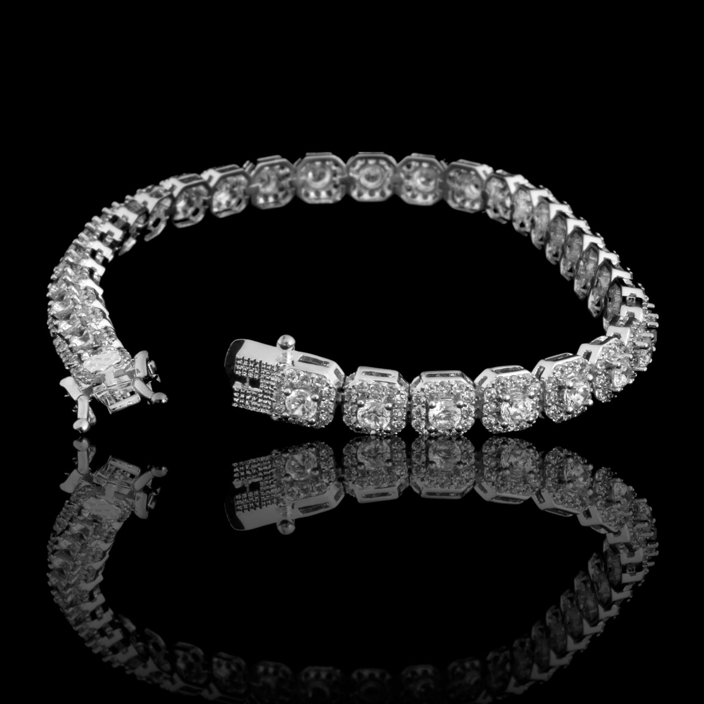 SEER SILVER MOISSANTE 6MM BRACELET |  991531
