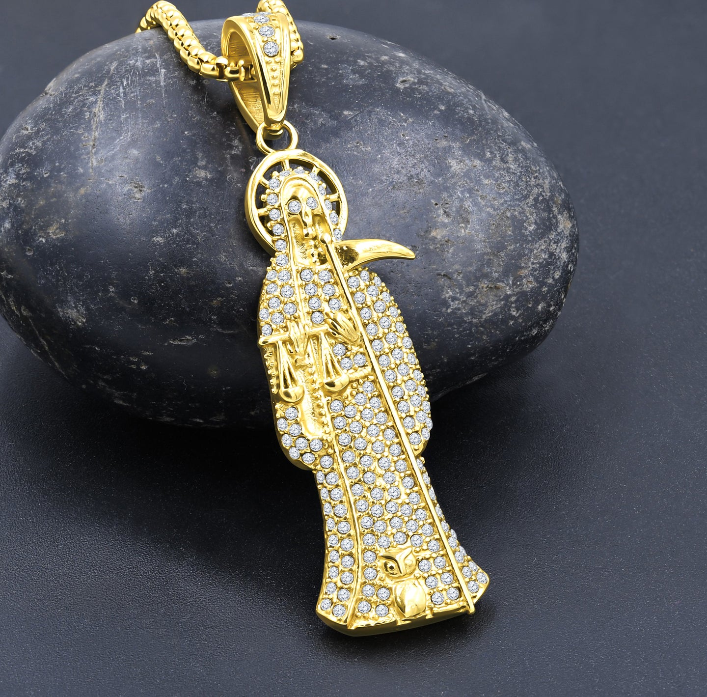 NITIDUS STEEL CRYSTAL PENDANT I D942891