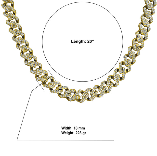 EDGE CUBAN CHAIN | 961872