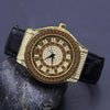 Conspicious Bling Leather Watch | 51103646