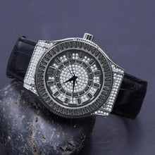 Conspicious Bling Leather Watch | 5110367