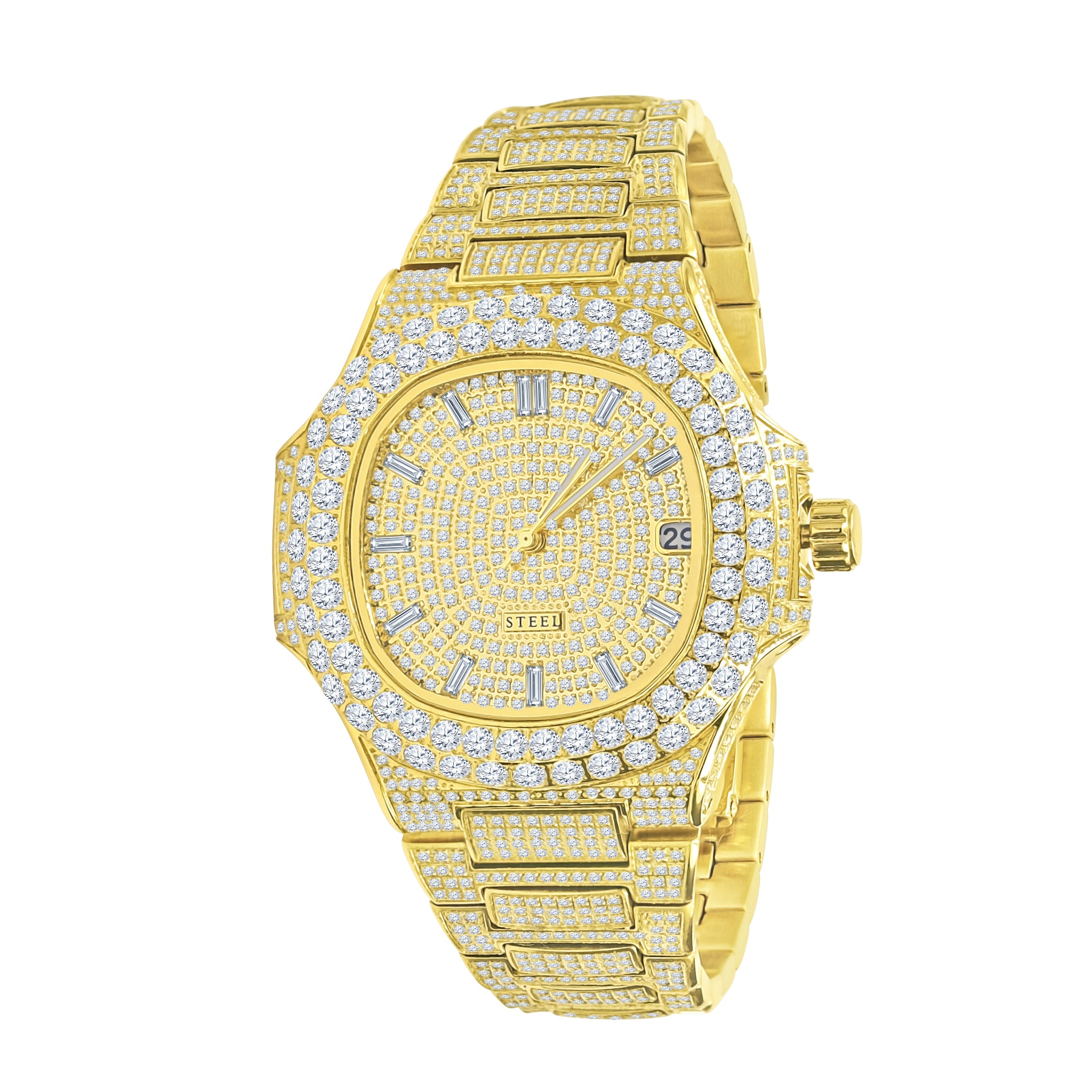 LORD STEEL CRYSTAL WATCH | 530662