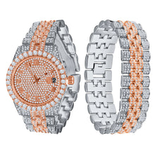 PURPUREUS 5-LINK ICED OUT WATCH & BRACELET SETI 5307018