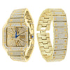 PRODIGIOUS BRASS  WATCH & BRACELET SET | 530742