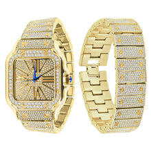 PRODIGIOUS BRASS  WATCH & BRACELET SET | 530742