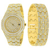 WINSOME ICED OUT WATCH & BRACELET I 530802