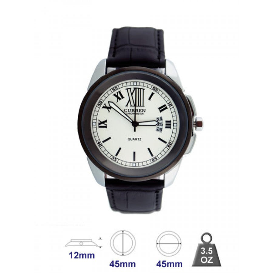 Curren Leather Band Watch for Men