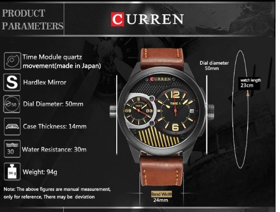 ALLIED Curren Leather Watch | 5404629