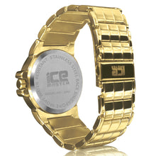 Bling metal band watch for men