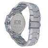 Silver 2 Row Black Dial Iced out Bling Metal