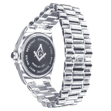 COLOSSAL MASONIC ICED METAL WATCH I 562451