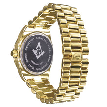 COLOSSAL MASONIC ICED METAL WATCH I 562452