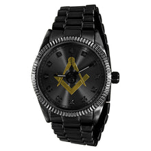 COLOSSAL MASONIC ICED METAL WATCH I 562453