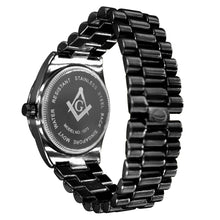 COLOSSAL MASONIC ICED METAL WATCH I 562453