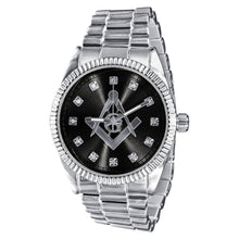 COLOSSAL MASONIC ICED METAL WATCH I 562457