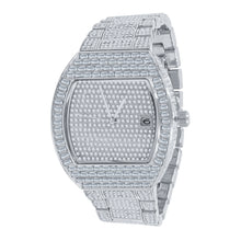 BOOGIE HIP HOP METAL WATCH CLEAR STONE I 563171