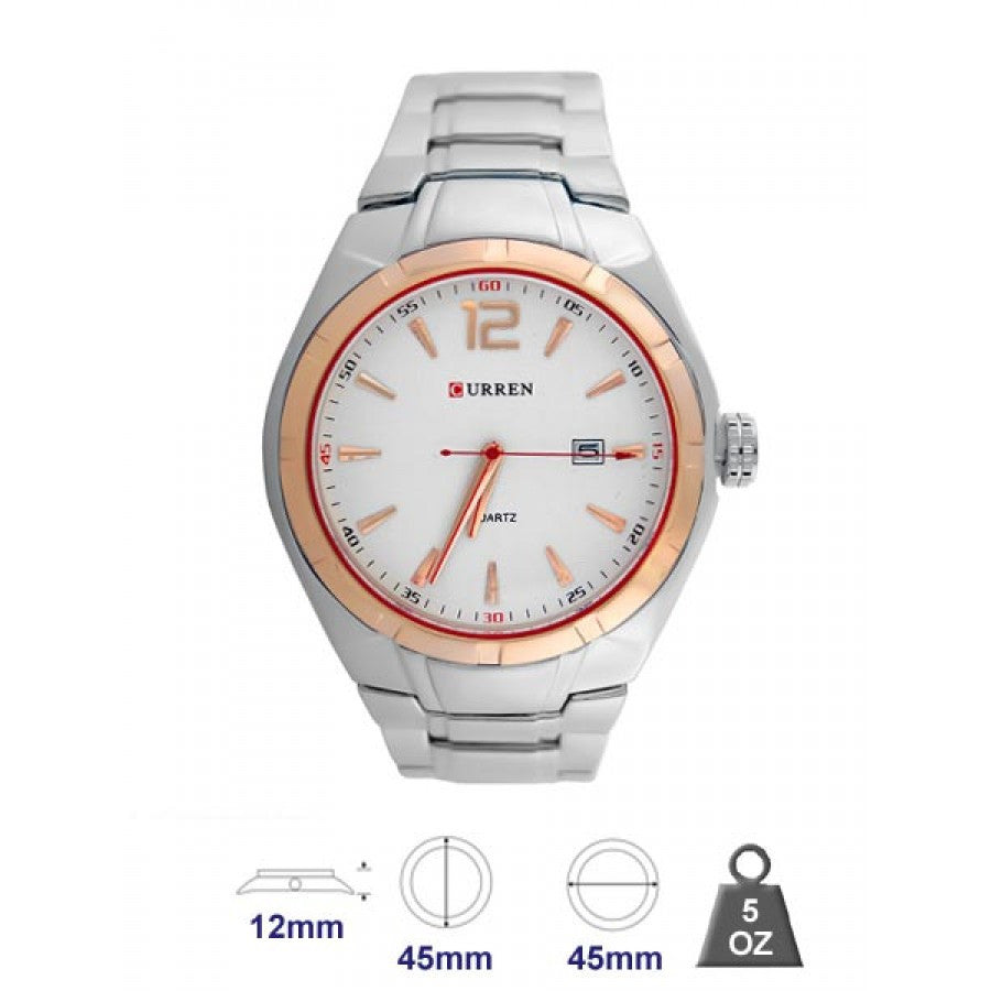 Waterproof watches metal Band for Men