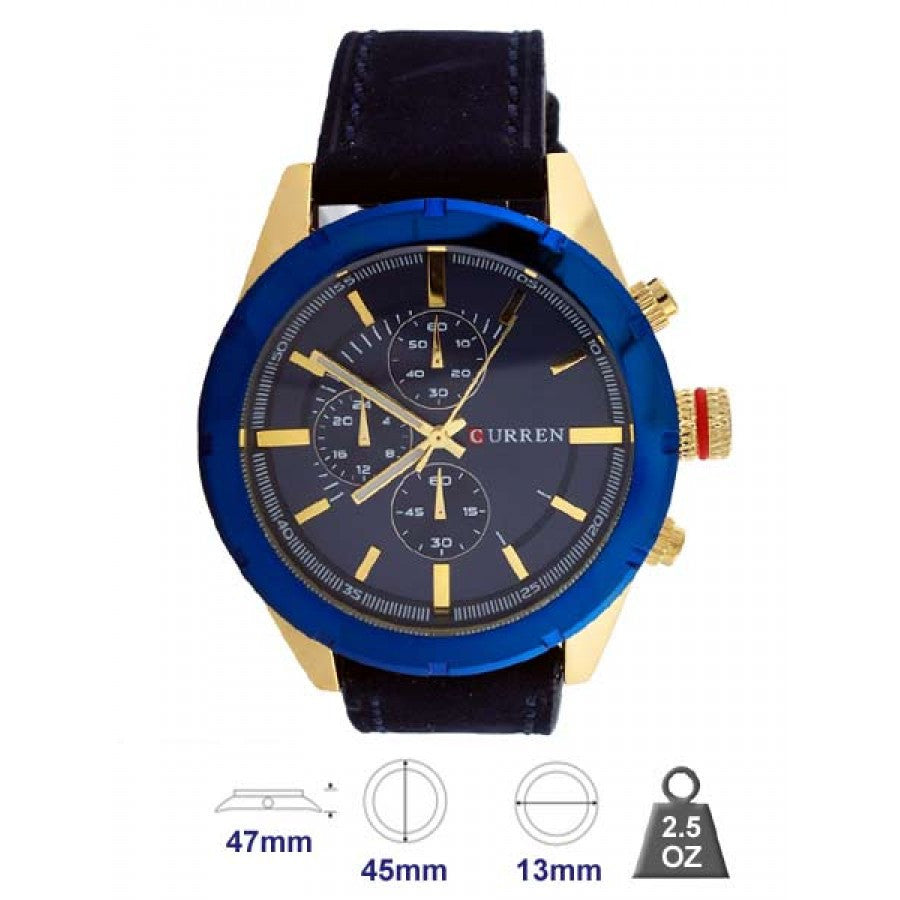 Mens Classic Leather Watch