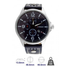 Curren Brand Leather Strap Watch for Mens