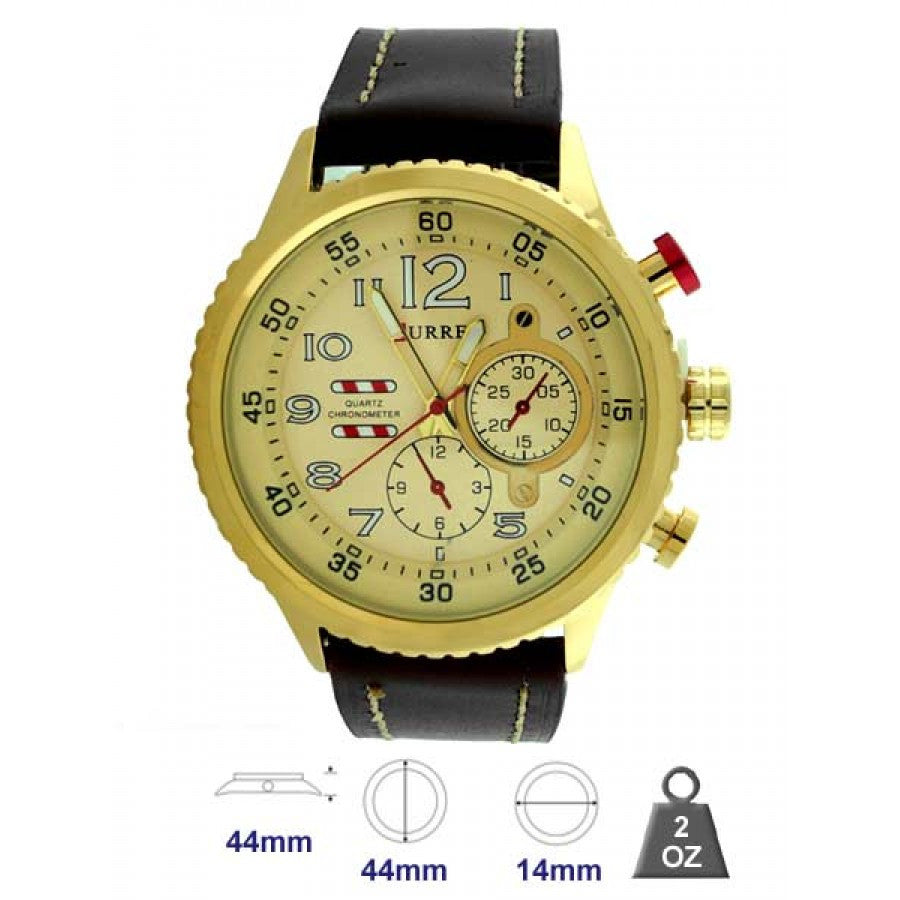 Mens Classic Leather Watch
