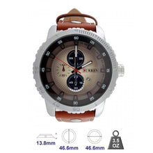 Curren Brand Leather Strap Watch for Mens