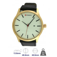 Curren Brand Leather Strap Watch for Mens