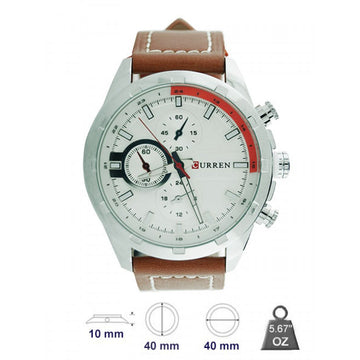 Curren Leather Band Watch for Men