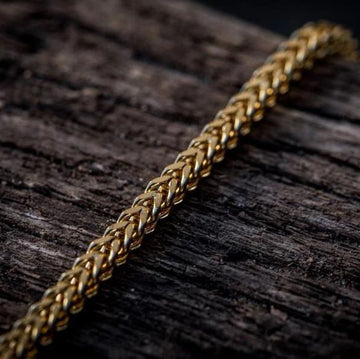 VESSEL 3x3MM Steel Gold Franco | 930652